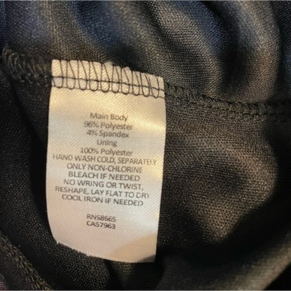 Nordstrom Bp Keyhole Mesh Mini Dress Black Bombshell Floral Small NWT - Picture 6 of 7